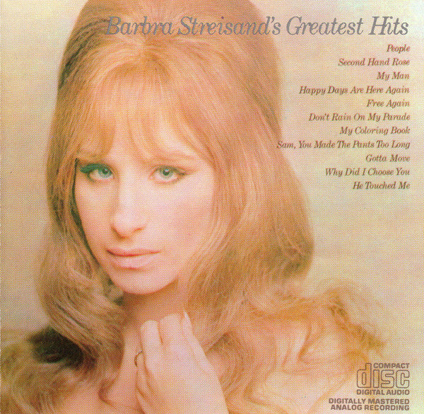 Barbra Streisand – Barbra Streisand's Greatest Hits - USED CD