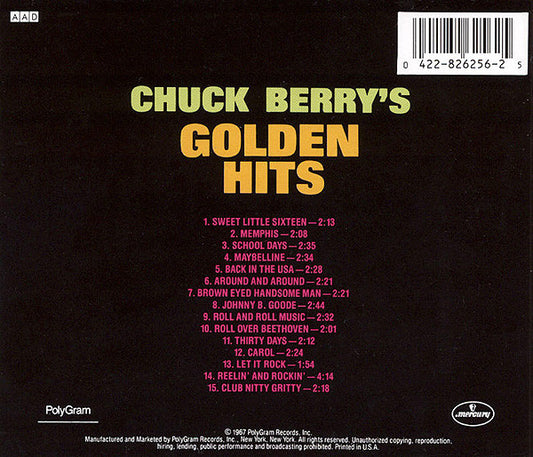 Chuck Berry – Chuck Berry's Golden Hits - USED CD
