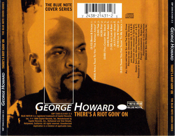 George Howard ‎– There's A Riot Goin' On - The Blue Note Cover Series - USED CD