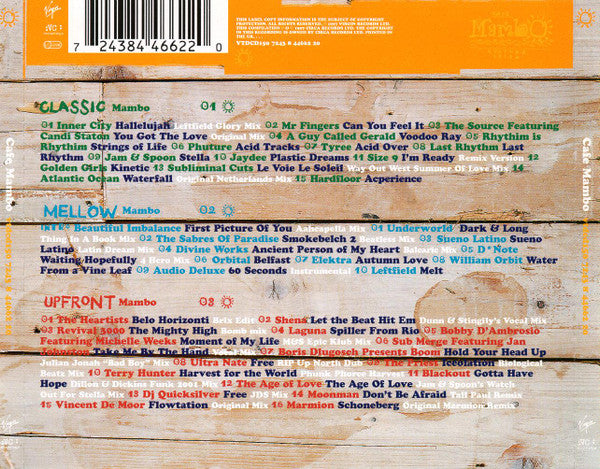 Various – Cafe Mambo - Classic / Mellow / Upfront - USED 3CD