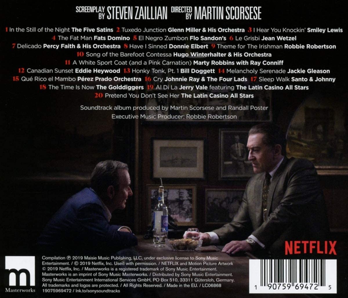 The Irishman Original Motion Picture Soundtrack - CD