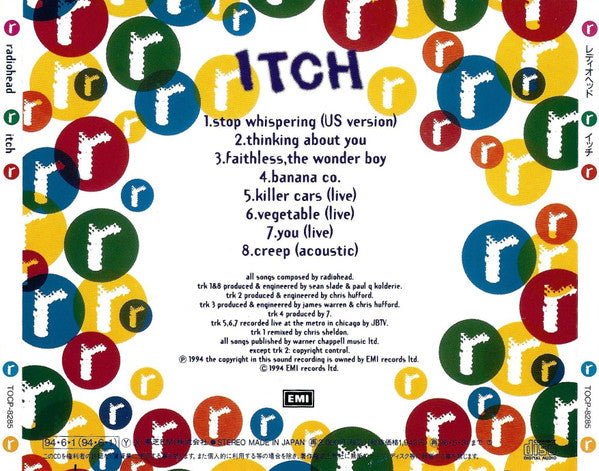 Radiohead – Itch - USED CD