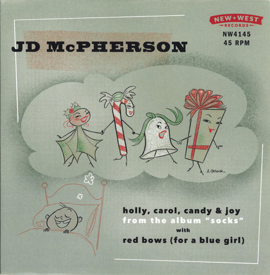 JD McPherson ‎– Holly, Carol, Candy & Joy - 7"