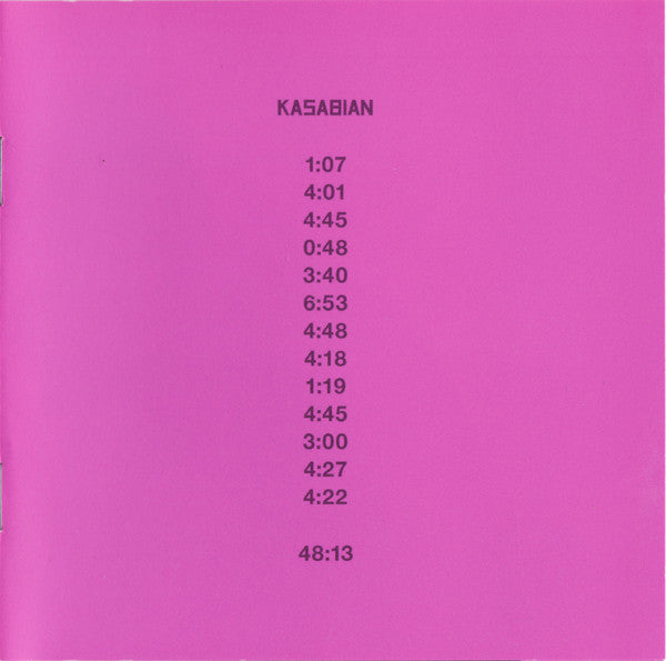 Kasabian – 48:13 - USED CD
