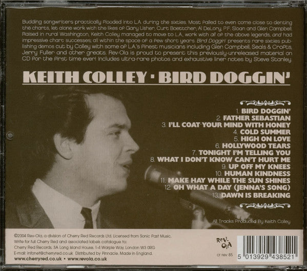 Keith Colley – Bird Doggin' - USED CD