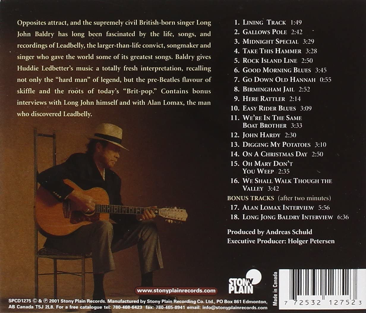 Long John Baldry – Remembering Leadbelly - USED CD