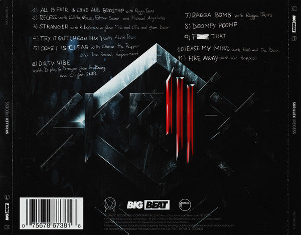 Skrillex – Recess - USED CD