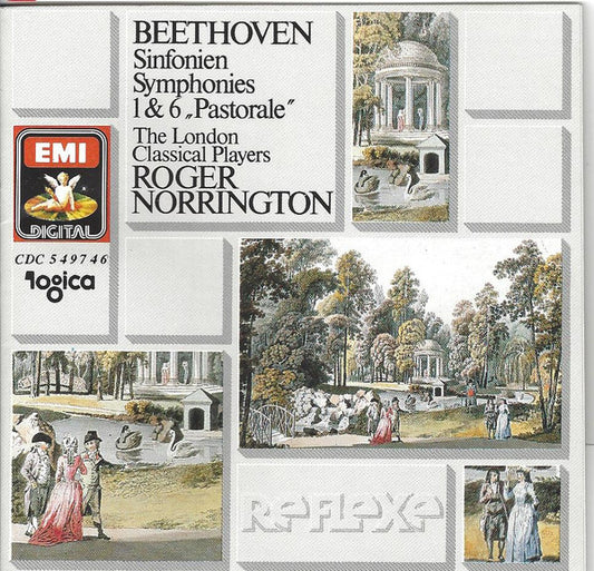 Beethoven — The London Classical Players, Roger Norrington – Beethoven Sinfonien Symphonies 1 & 6 "Pastorale"- USED CD