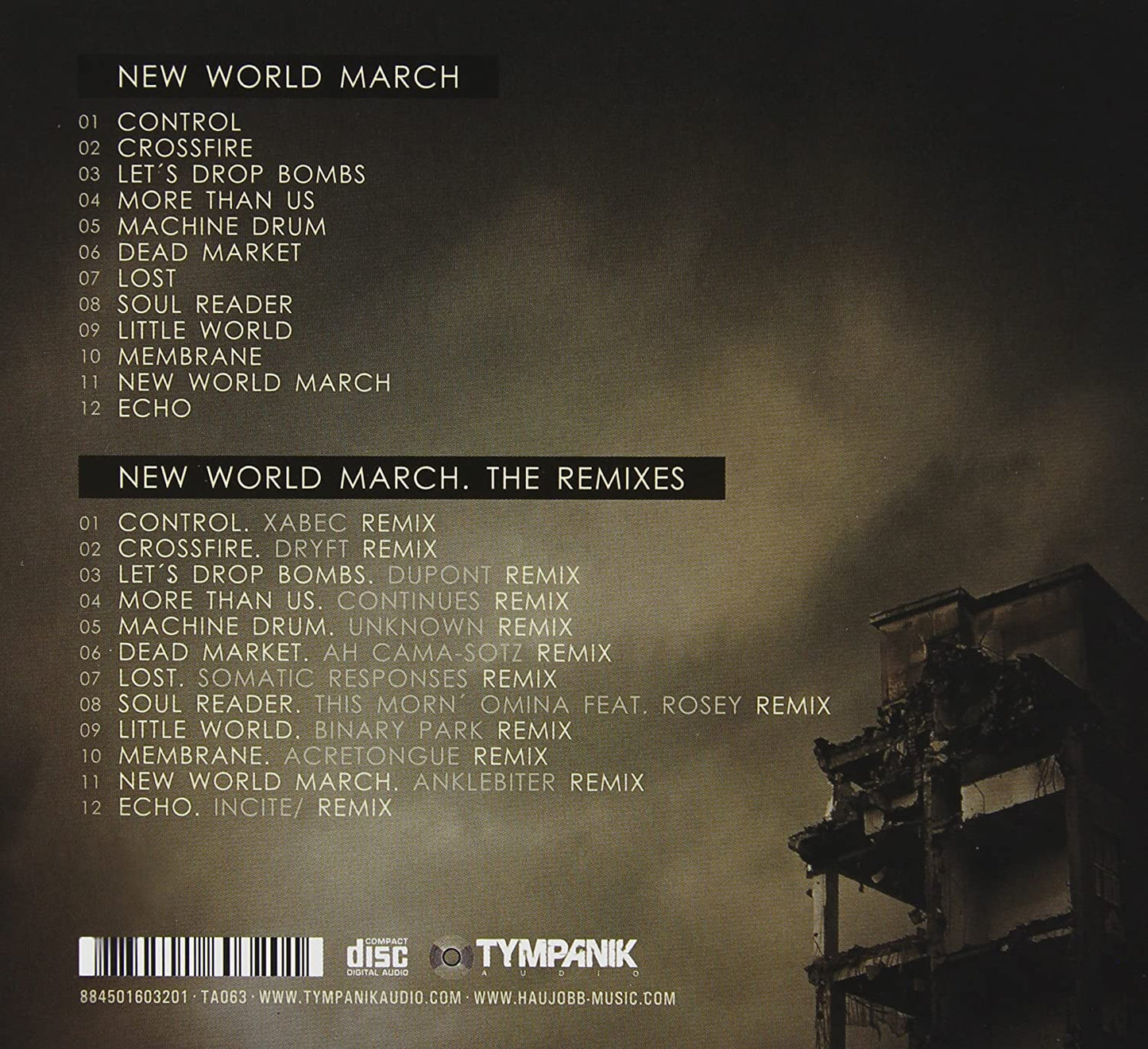 Haujobb - New World March - 2CD
