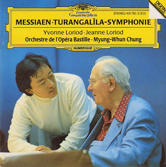 Messiaen - Yvonne Loriod · Jeanne Loriod · Orchestre De L'Opéra Bastille · Myung-Whun Chung – Turangalîla-Symphonie- USED CD