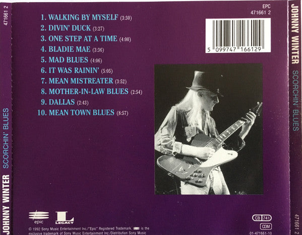 Johnny Winter – Scorchin' Blues - USED CD