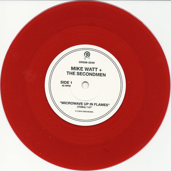 Mike Watt & The Secondmen / Chronics – Back In The Microwave - 7"