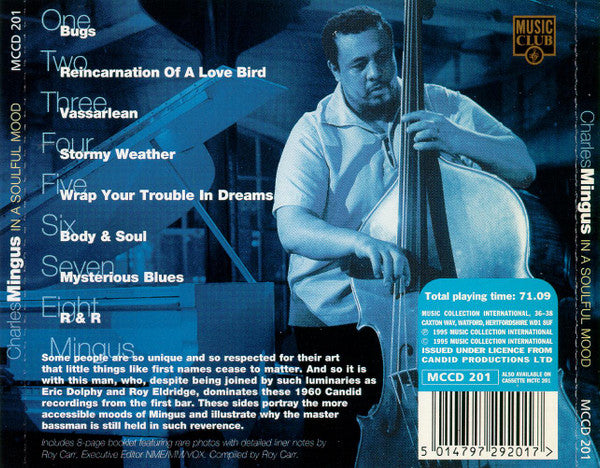 Charles Mingus ‎– In A Soulful Mood - USED CD