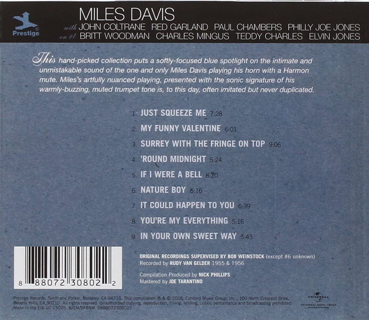 Miles Davis – Muted Miles - USED CD