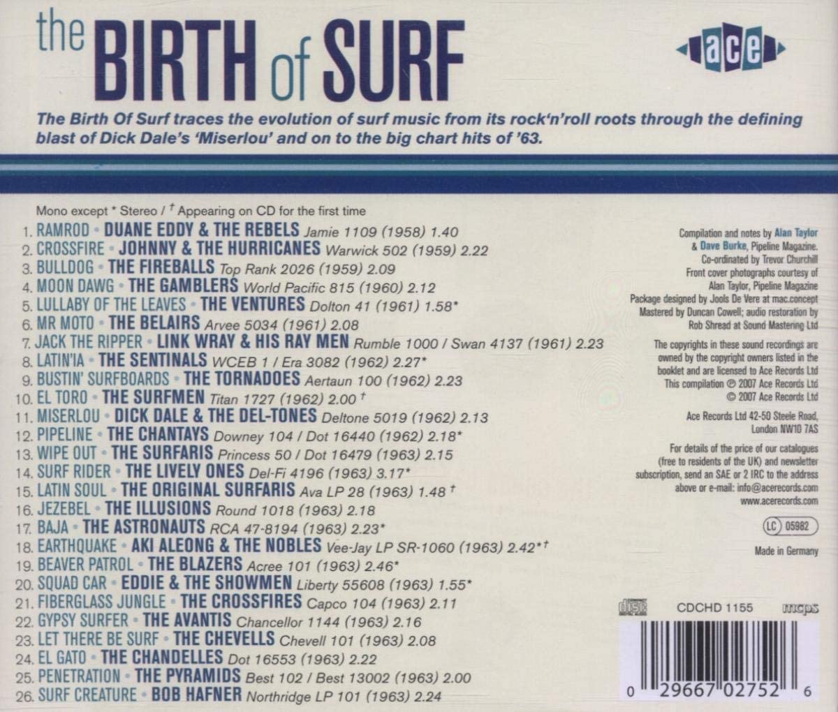 Birth Of Surf - CD