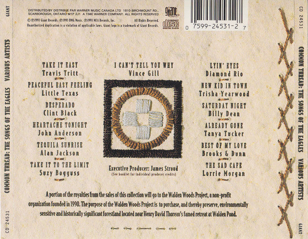 Various – Common Thread: The Songs Of The Eagles - USED CD