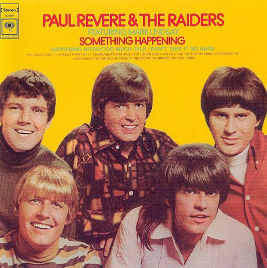 Paul Revere & The Raiders Featuring Mark Lindsay – Something Happening - USED CD