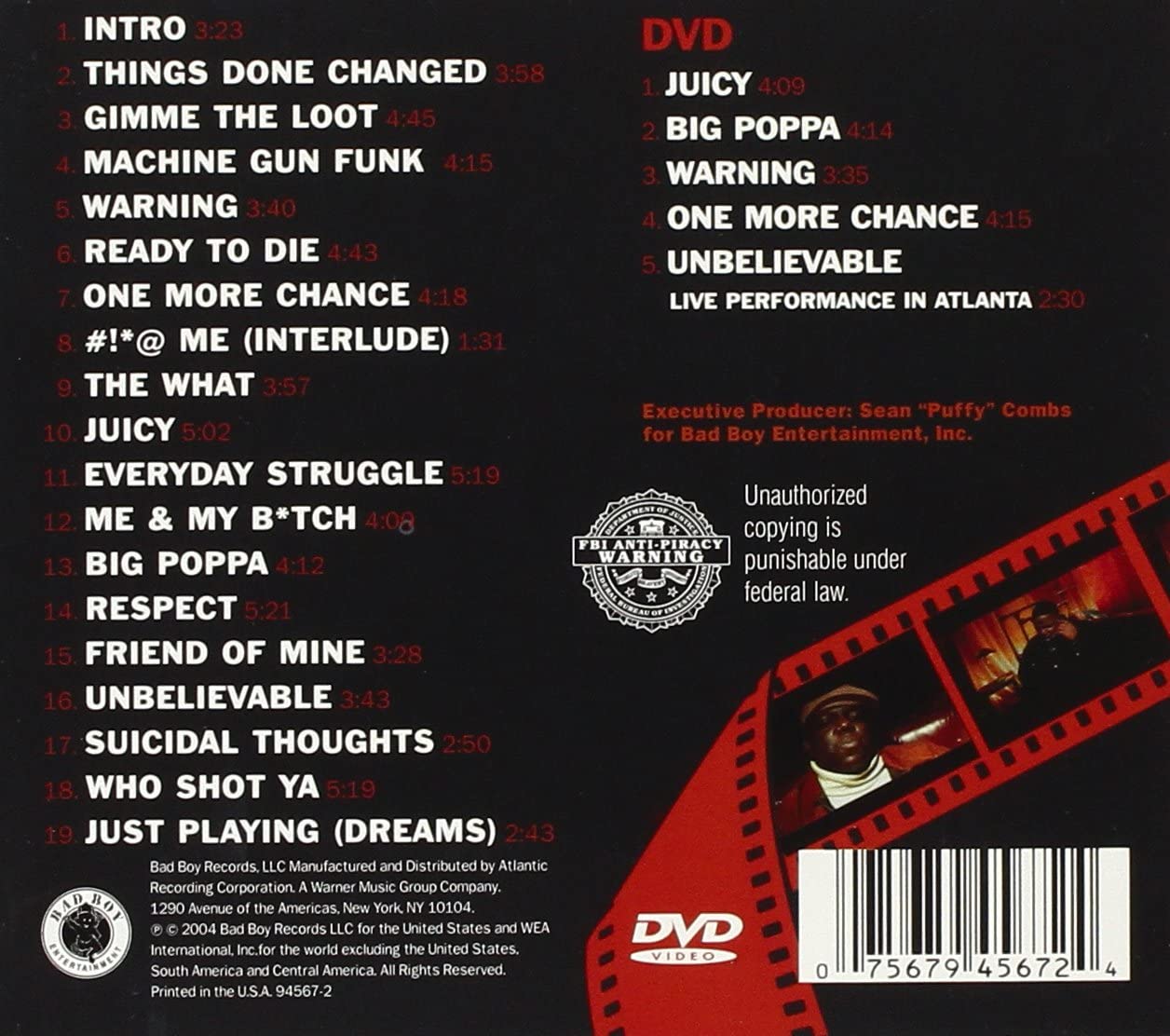 CD/DVD - Notorious B.I.G. - Ready To Die