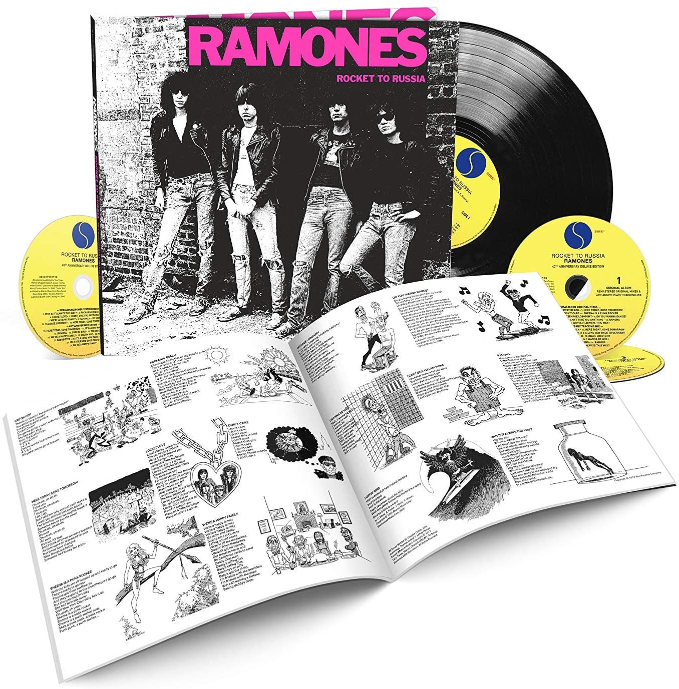 Ramones ‎– Rocket To Russia 40th Deluxe Edition - 3CD/LP