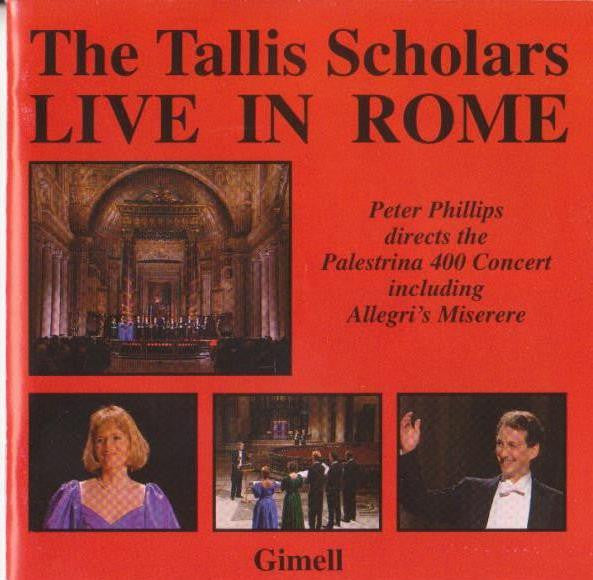 The Tallis Scholars – Live In Rome - USED CD