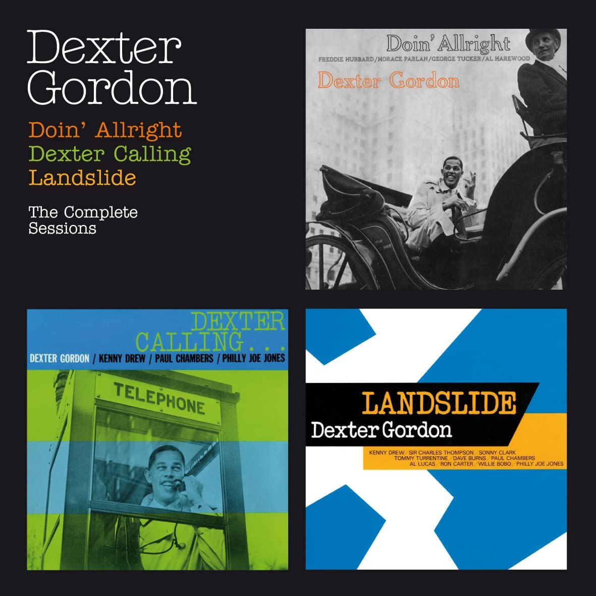 Dexter Gordon - Doin' Alright/Dexter Calling/Landslide - 2CD