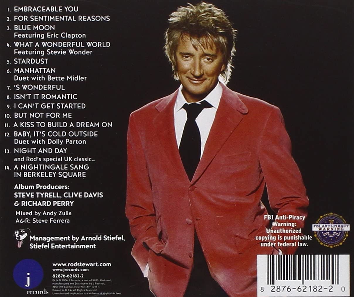 【3枚1100円】ROD STEWART - STARDUST USED CD - Rod Stewart – Stardust The Great American Songbook