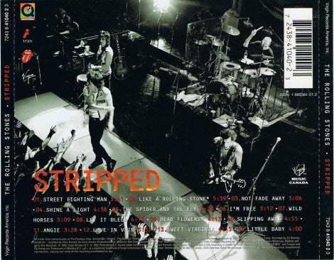 The Rolling Stones – Stripped - USED CD