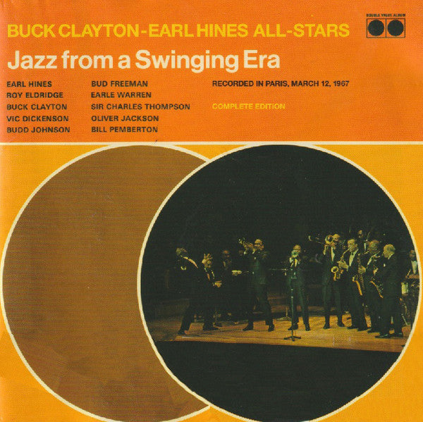Buck Clayton-Earl Hines All-Stars – Jazz From A Swinging Area - USED 2CD