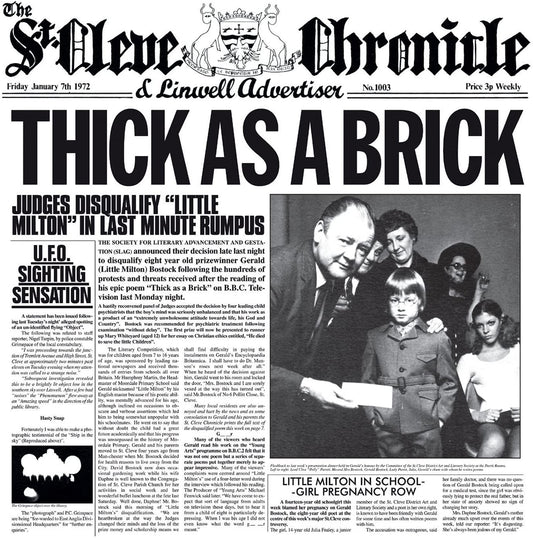 CD - Jethro Tull - Thick As A Brick (Steven Wilson 2012 Remix)