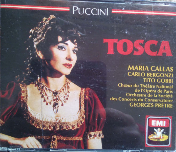 Puccini / Maria Callas, Carlo Bergonzi, Tito Gobbi, Chœur Du Théâtre National De L'Opéra de Paris, Orchestre De La Société Des Concerts Du Conservatoire, Georges Prêtre – Tosca - USED 2CD