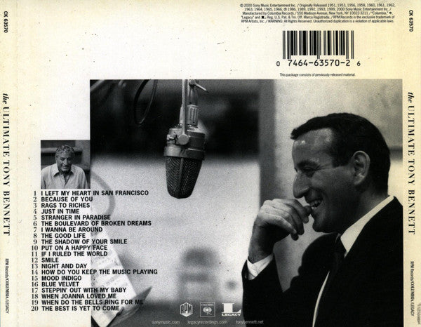 Tony Bennett – The Ultimate Tony Bennett - USED CD